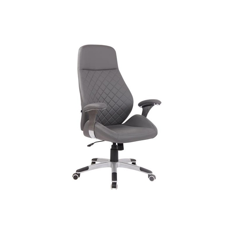 Sillón de oficina DRESDE, en piel color negro