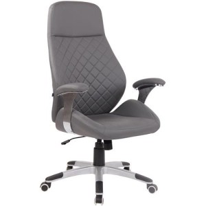 Sillón de oficina DRESDE, en piel color negro