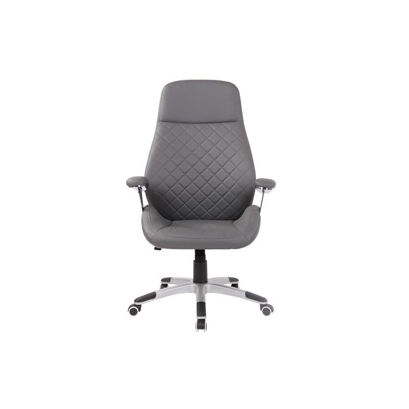 Sillón de oficina DRESDE, en piel color negro