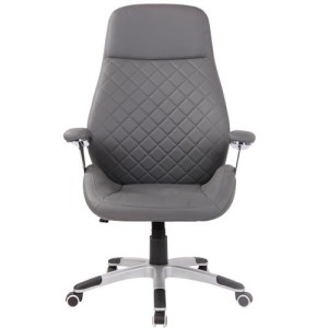 Sillón de oficina DRESDE, en piel color negro