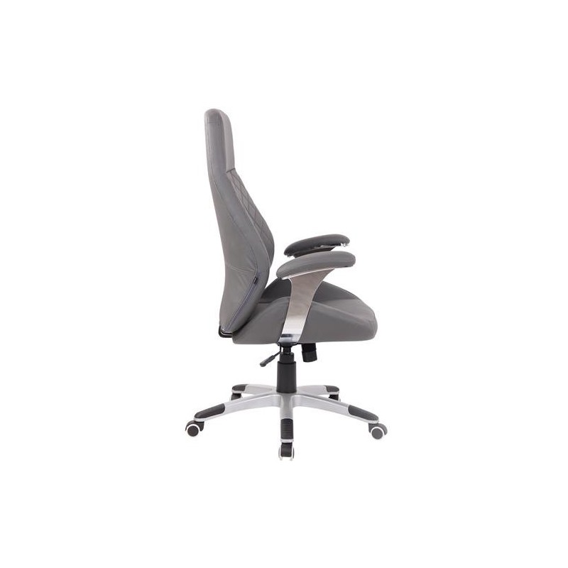 Sillón de oficina DRESDE, en piel color negro