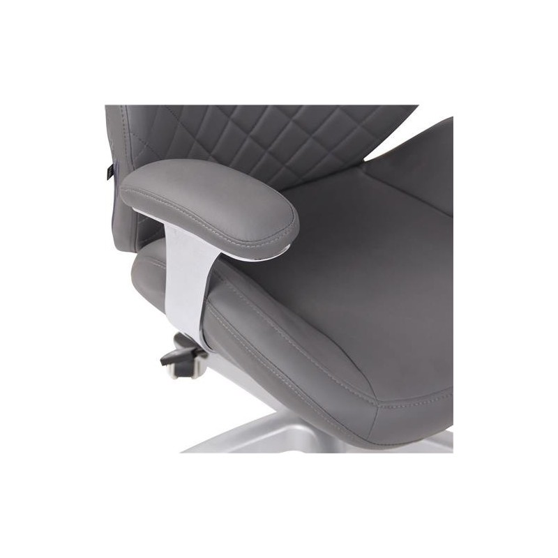 Sillón de oficina DRESDE, en piel color negro