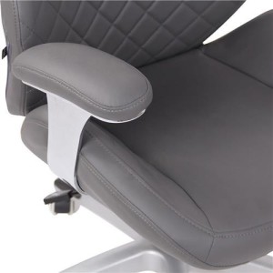 Sillón de oficina DRESDE, en piel color negro