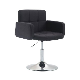 Silla de Confidente NADIR TELA, color Negro