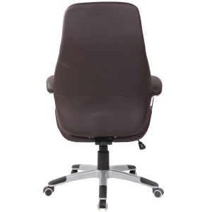 Sillón de oficina DRESDE, en piel color negro