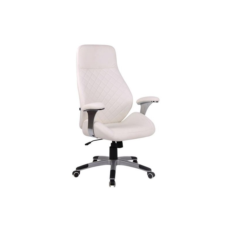 Sillón de oficina DRESDE, en piel color negro