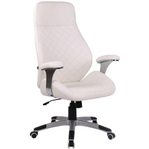 Sillón de oficina DRESDE, en piel color negro