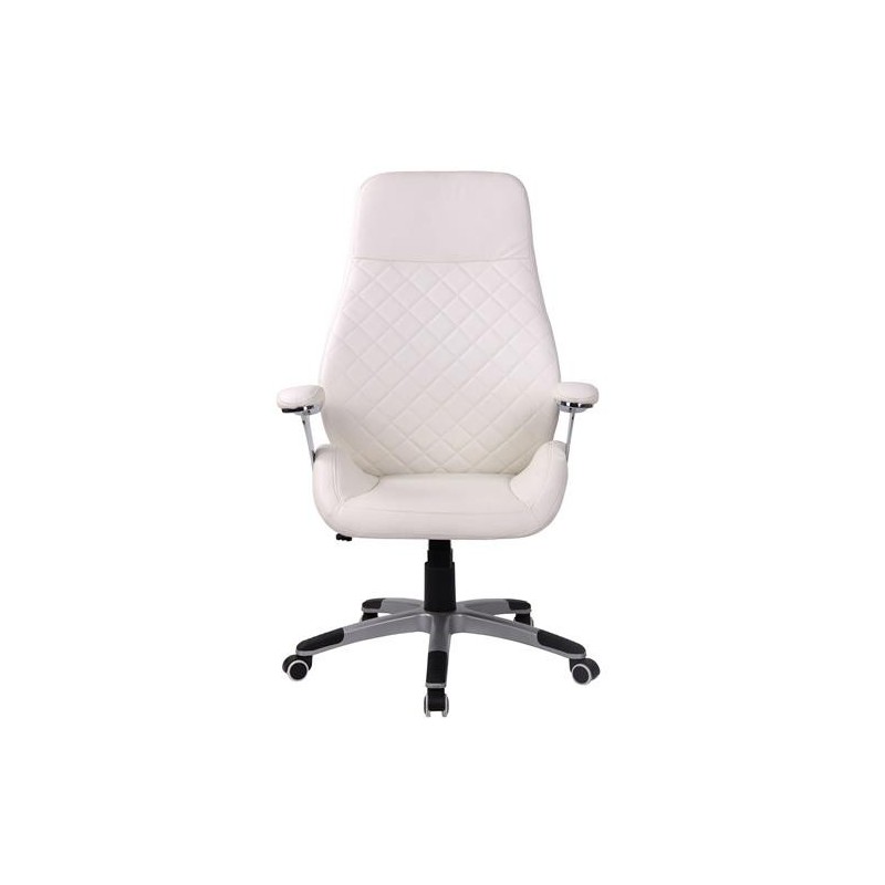 Sillón de oficina DRESDE, en piel color negro