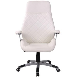 Sillón de oficina DRESDE, en piel color negro