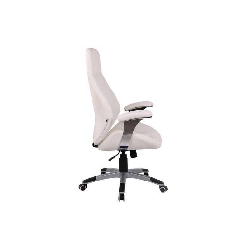 Sillón de oficina DRESDE, en piel color negro