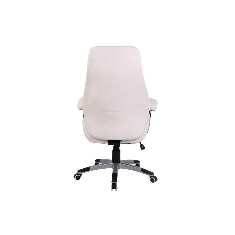 Sillón de oficina DRESDE, en piel color negro