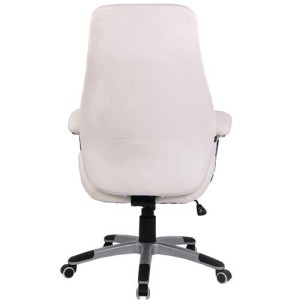 Sillón de oficina DRESDE, en piel color negro