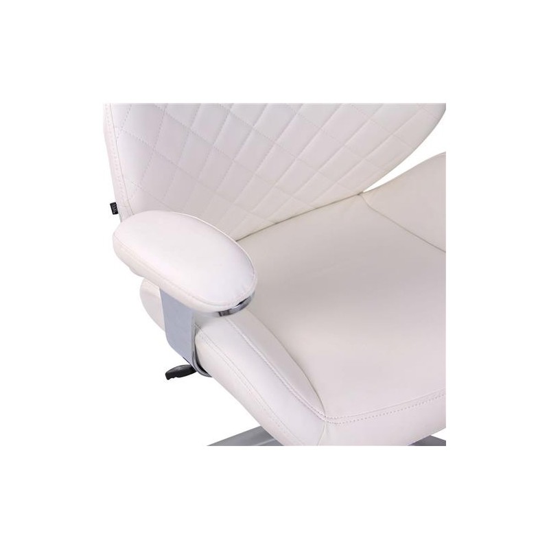 Sillón de oficina DRESDE, en piel color negro