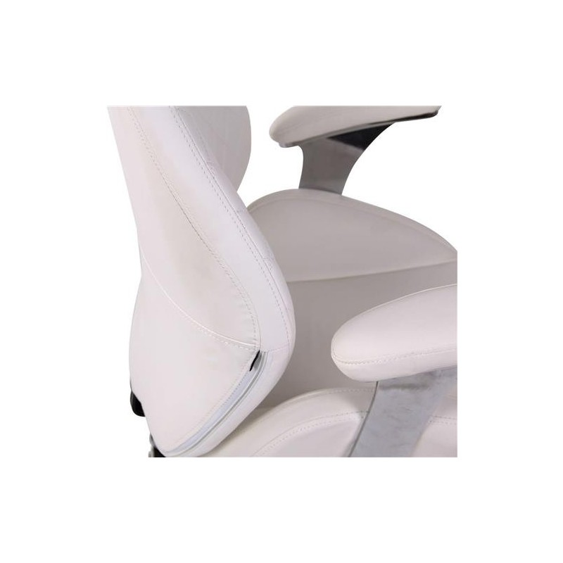 Sillón de oficina DRESDE, en piel color negro