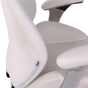 Sillón de oficina DRESDE, en piel color negro