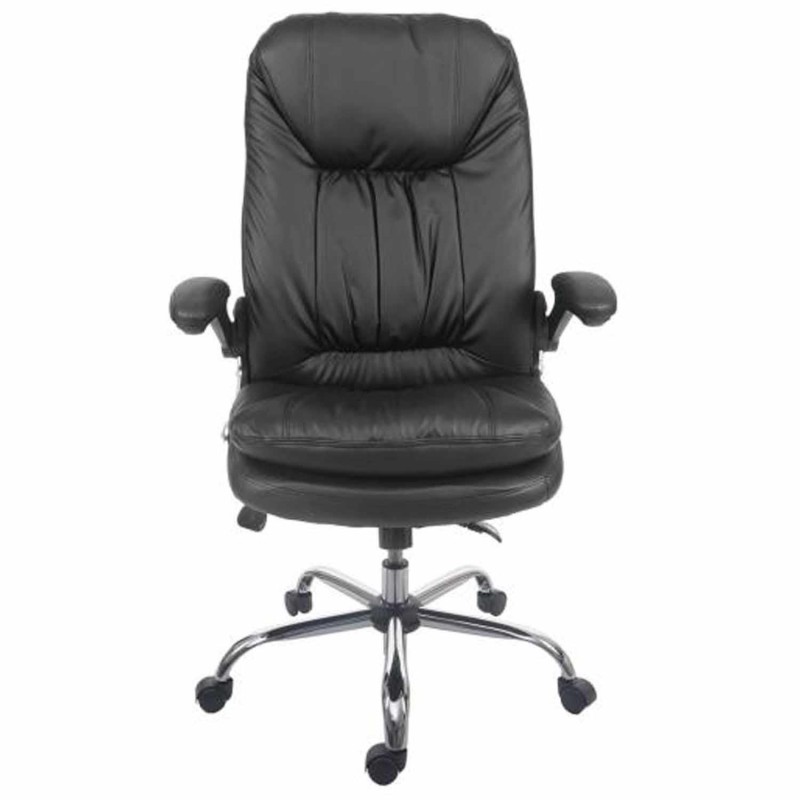 Sillón de oficina MANAGER en Piel color Negro
