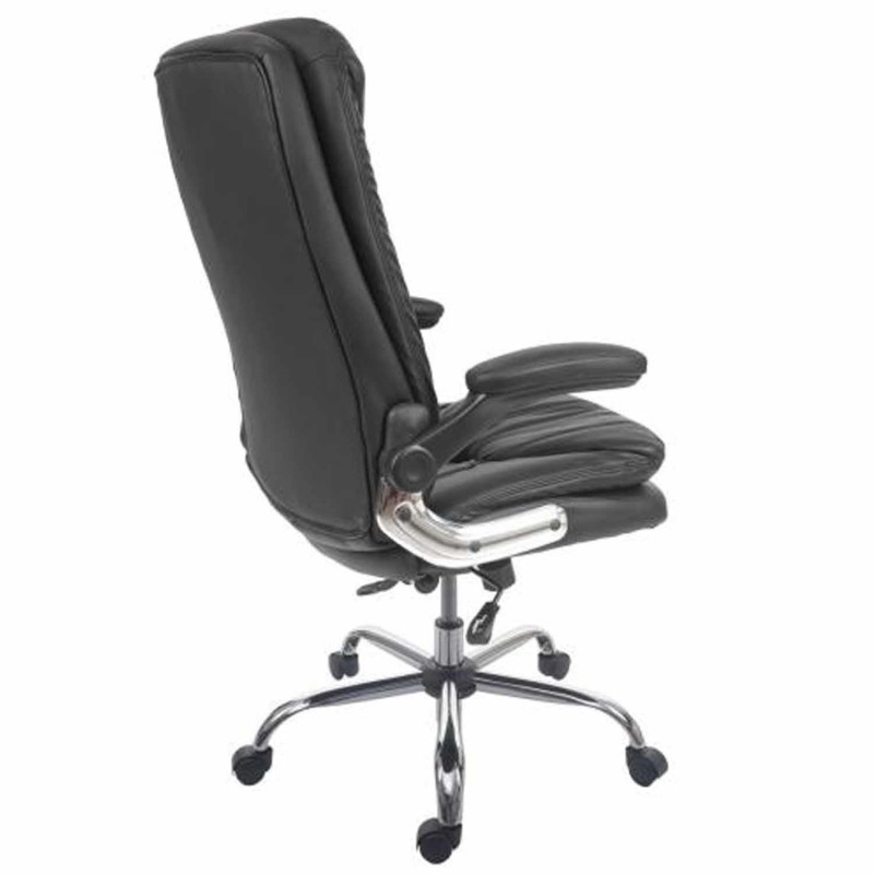 Sillón de oficina MANAGER en Piel color Negro
