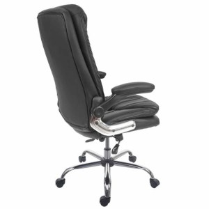 Sillón de oficina MANAGER en Piel color Negro