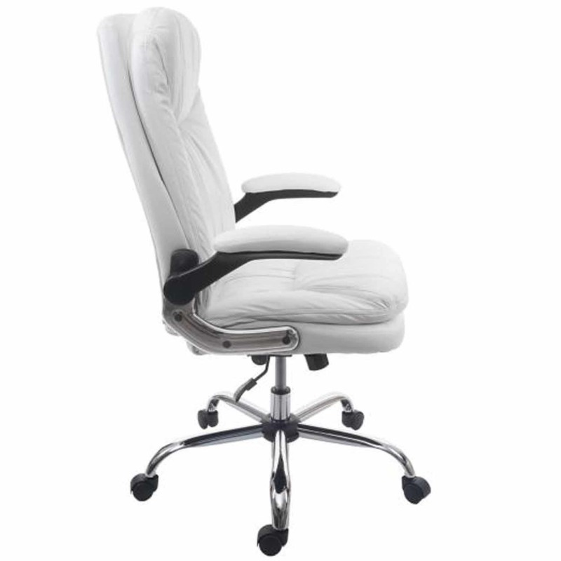 Sillón de oficina MANAGER en Piel color Negro