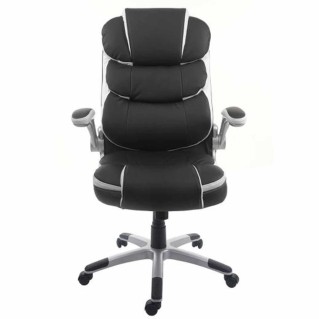Sillón de Oficina RANDY en Piel color Negro 2
