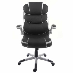 Sillón de Oficina RANDY en Piel color Negro