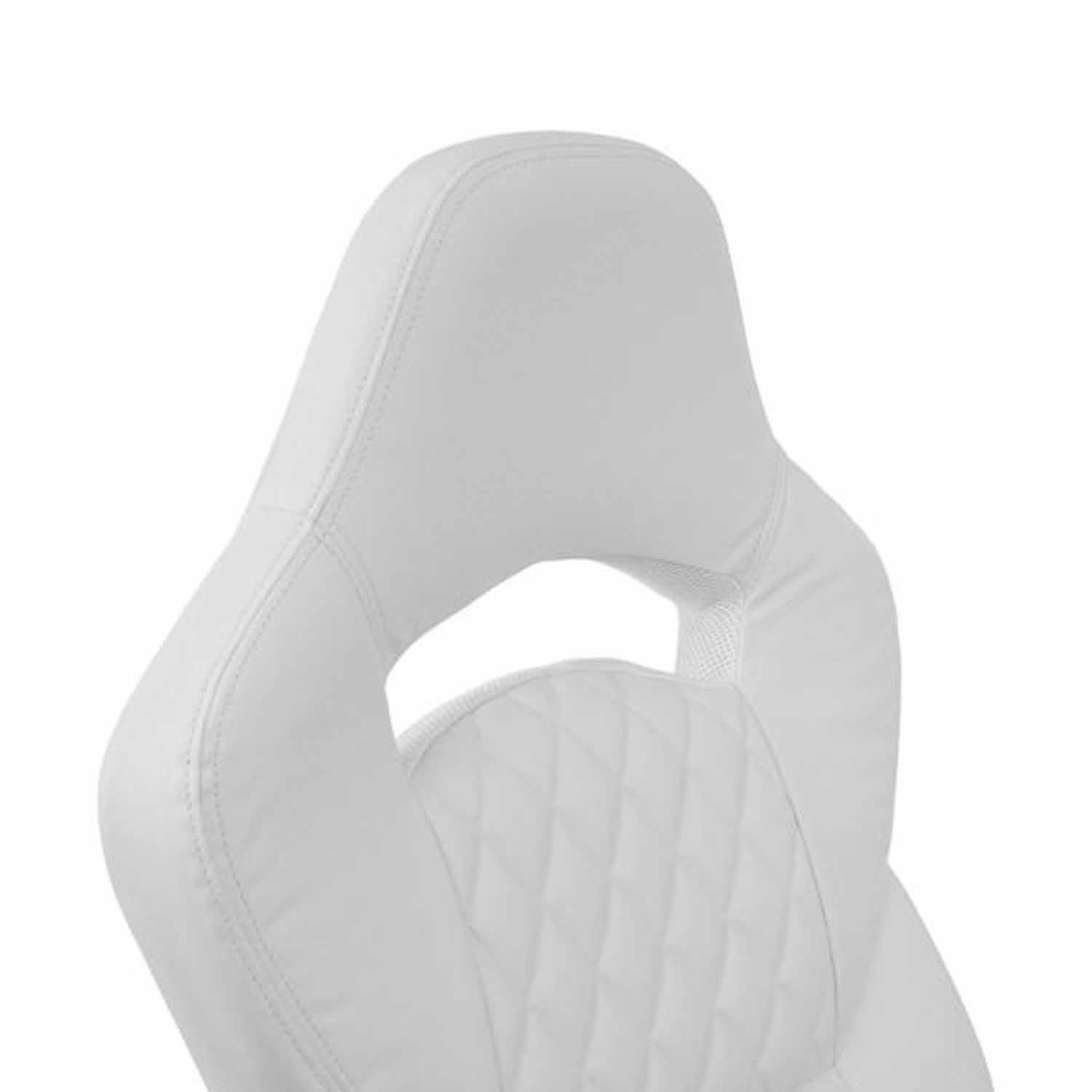 Silla Gaming PONS, Diseño Deportivo, Brazos Abatibles, en Piel color Negro