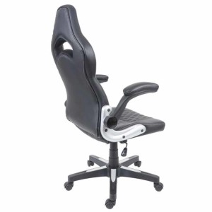 Silla Gaming PONS en Piel color Negro