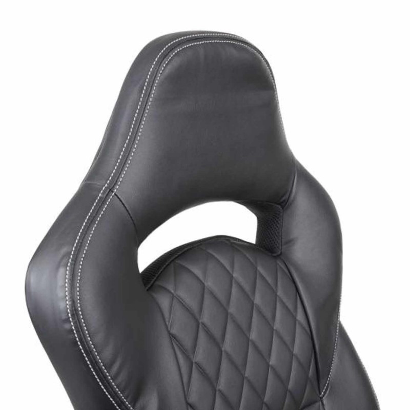 Silla Gaming PONS en Piel color Negro