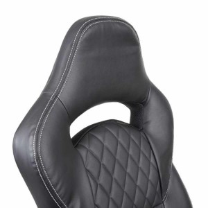 Silla Gaming PONS en Piel color Negro