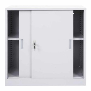 Armario Archivador PRINCE 2 PUERTAS, 90x45x90 cm, Gris Antracita