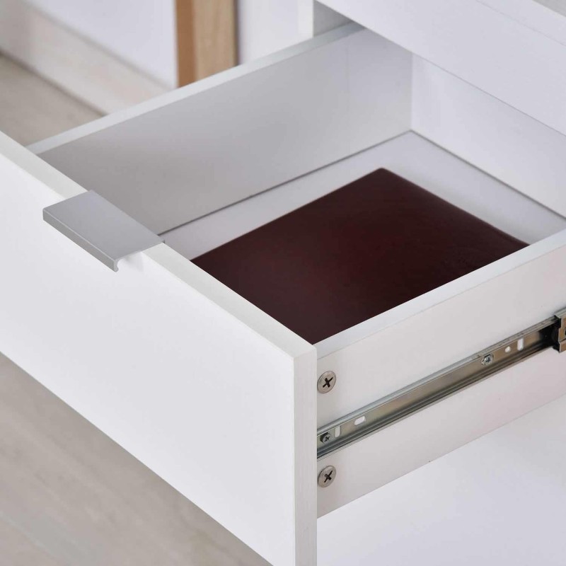 Mesa de ordenador LAGE color Blanco