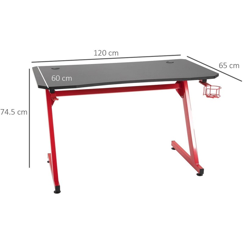 Mesa Gaming PLAYER color Negro