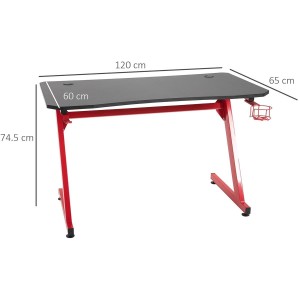 Mesa Gaming PLAYER color Negro