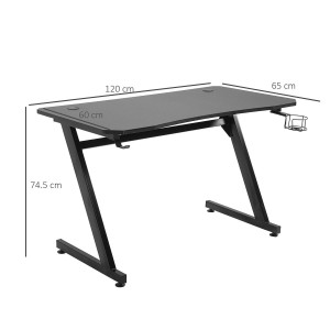 Mesa Gaming PLAYER color Negro