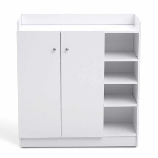 Armario Multiusos HURON en Madera color Blanco 2