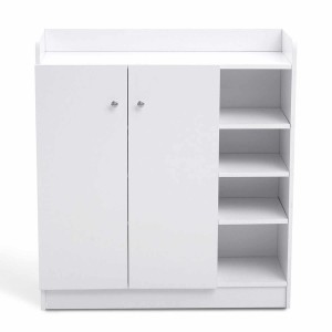 Armario Multiusos HURON en Madera color Blanco
