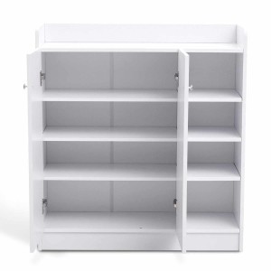 Armario Multiusos HURON en Madera color Blanco