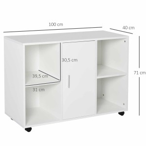 Armario de Oficina SUIT en Madera color Blanco