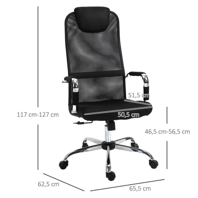 Silla de Oficina SERRA color Negro