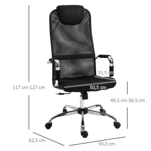 Silla de Oficina SERRA color Negro