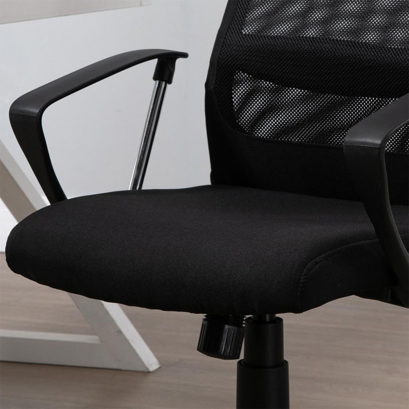 Silla de Oficina SUZANO en Malla Transpirable color Negro