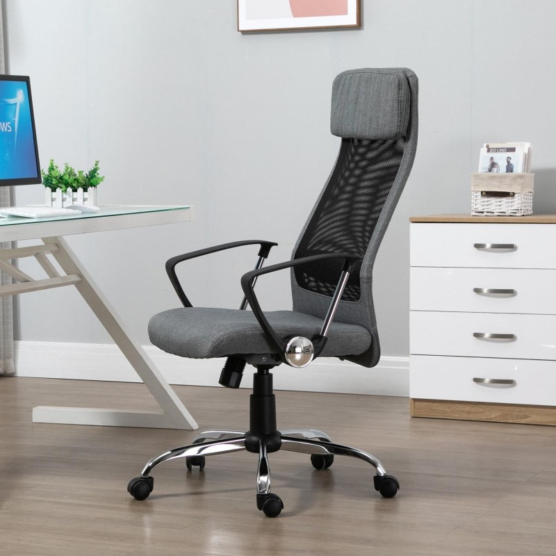 Silla de Oficina SUZANO en Malla Transpirable color Negro