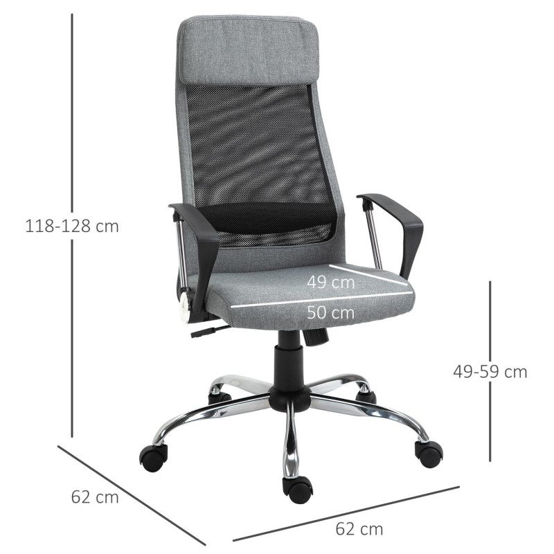 Silla de Oficina SUZANO en Malla Transpirable color Negro