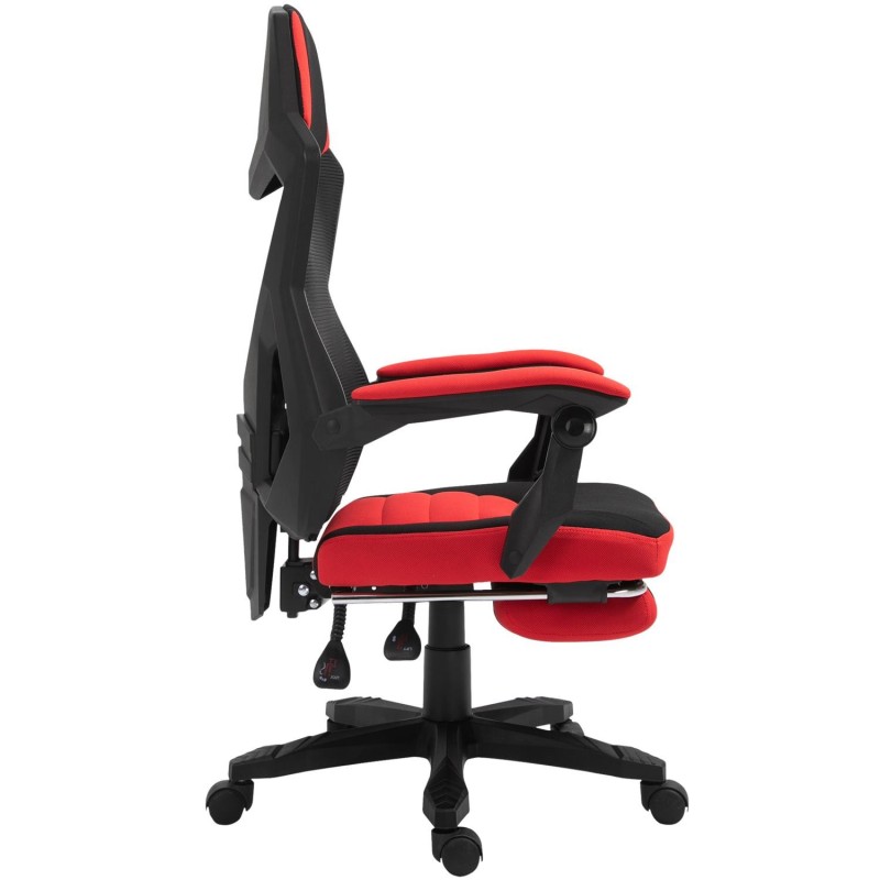 Silla Gaming BILBAO en Malla Transpirable Negra y Roja