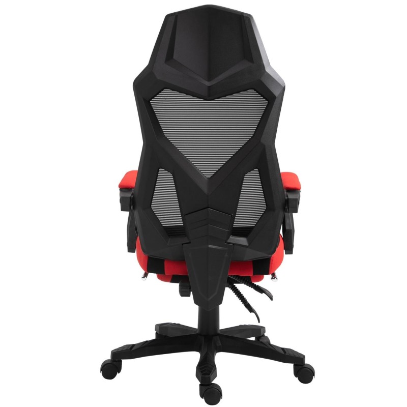 Silla Gaming BILBAO en Malla Transpirable Negra y Roja