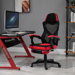 Silla Gaming BILBAO en Malla Transpirable Negra y Roja