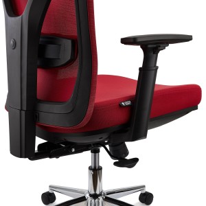Silla Ergonómica TOWER, con reposapiés extensible, uso 8h, en negro