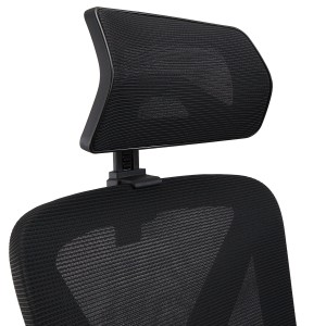 Silla Ergonómica TOWER, con reposapiés extensible, uso 8h, en negro