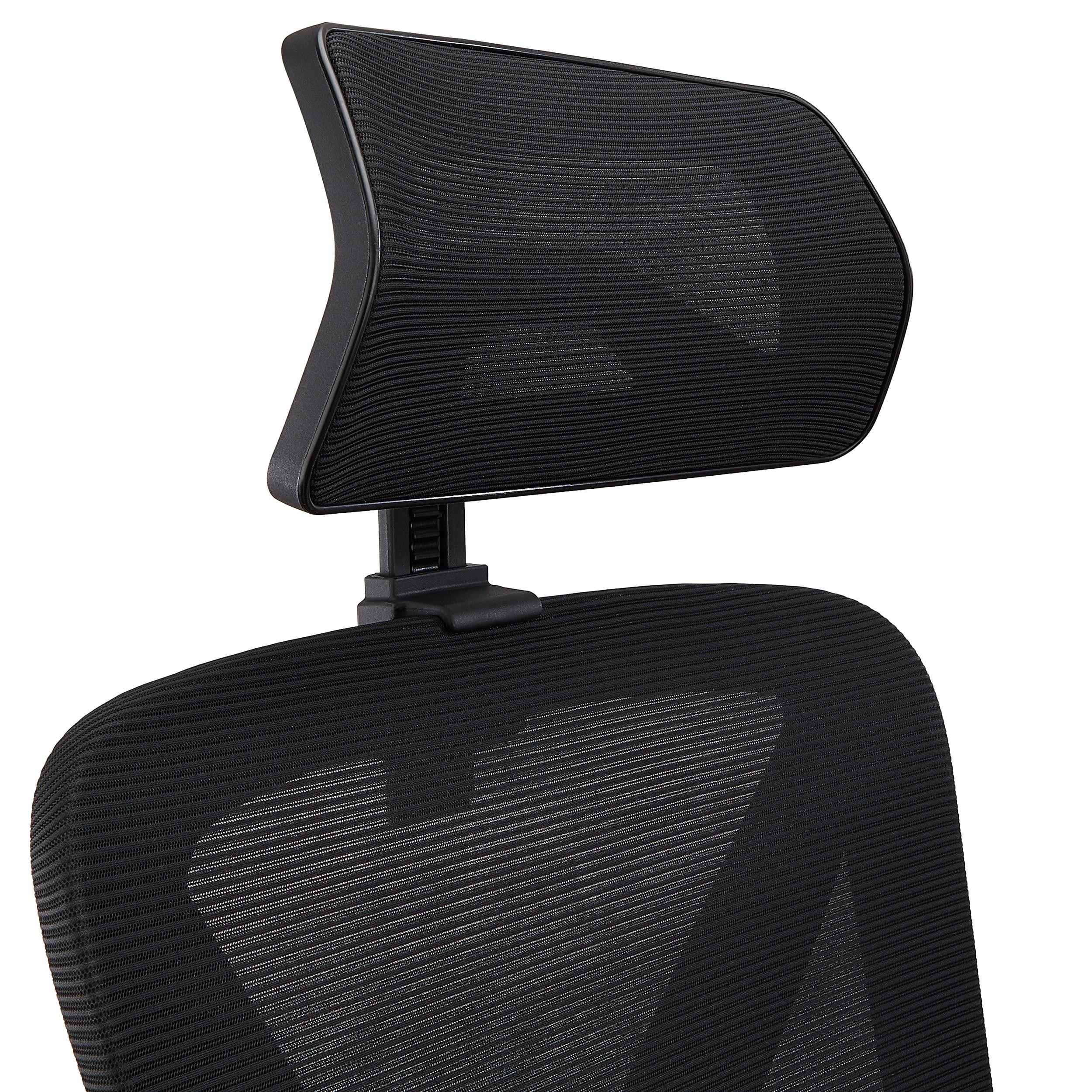 Silla Ergonómica TOWER, Reposapiés Extensible, Diseño Innovador, Uso Intensivo 8H, En Negro