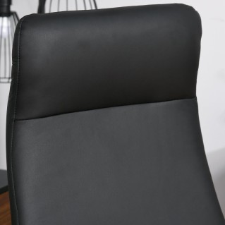 Sillón de Oficina ATENAS en Piel color Negro 2